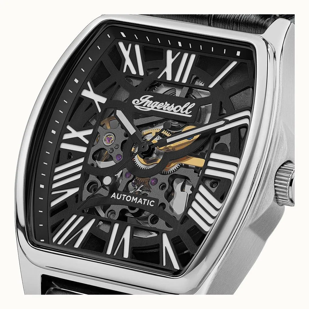 Ingersoll The California Automatic Black Skeleton Dial Analog Men's Watch - I14202