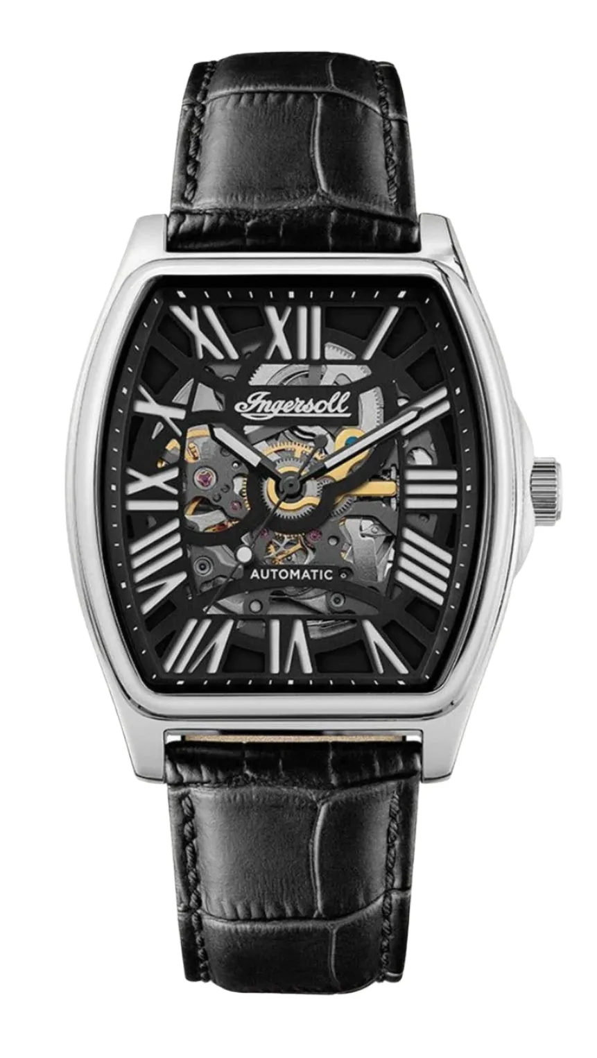 Ingersoll The California Automatic Black Skeleton Dial Analog Men's Watch - I14202