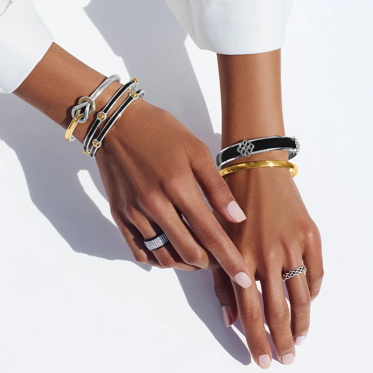 Interlok Harmony Two Tone Bar Bracelet - JF0178