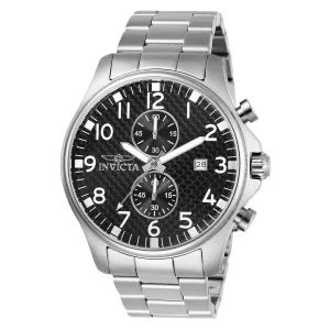 Invicta Specialty Analog Black Dial Men'S Watch-0379