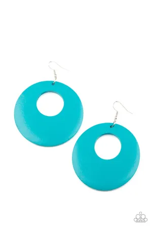 Island Hop Blue Paparazzi Earrings