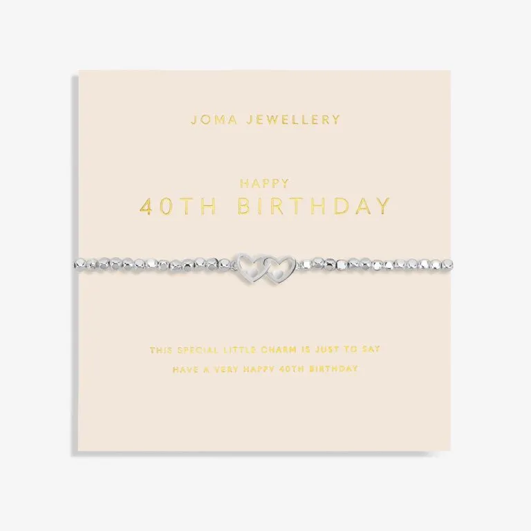 Joma Forever Yours 40th Birthday Bracelet