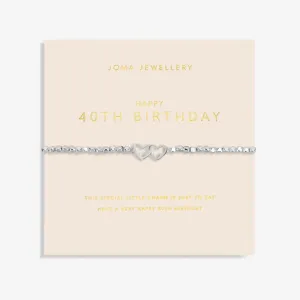 Joma Forever Yours 40th Birthday Bracelet