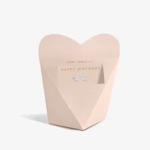 Joma From The Heart Happy Birthday Earrings Gift Box