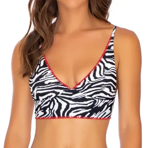 JUNGLE QUEEN - Cross Back Bustier Top