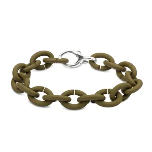 Khaki Silver Bracelet