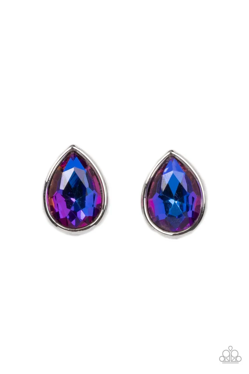 Kids' Starlet Shimmer Iridescent Teardrop Post Earrings Set
