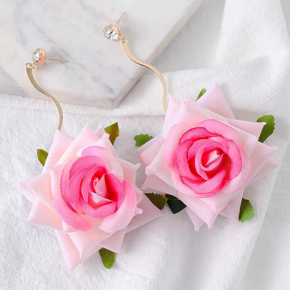 Kiss From A Rose Dangle Earrings