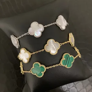 Large 5 Clover Bracelet -5 Color Options