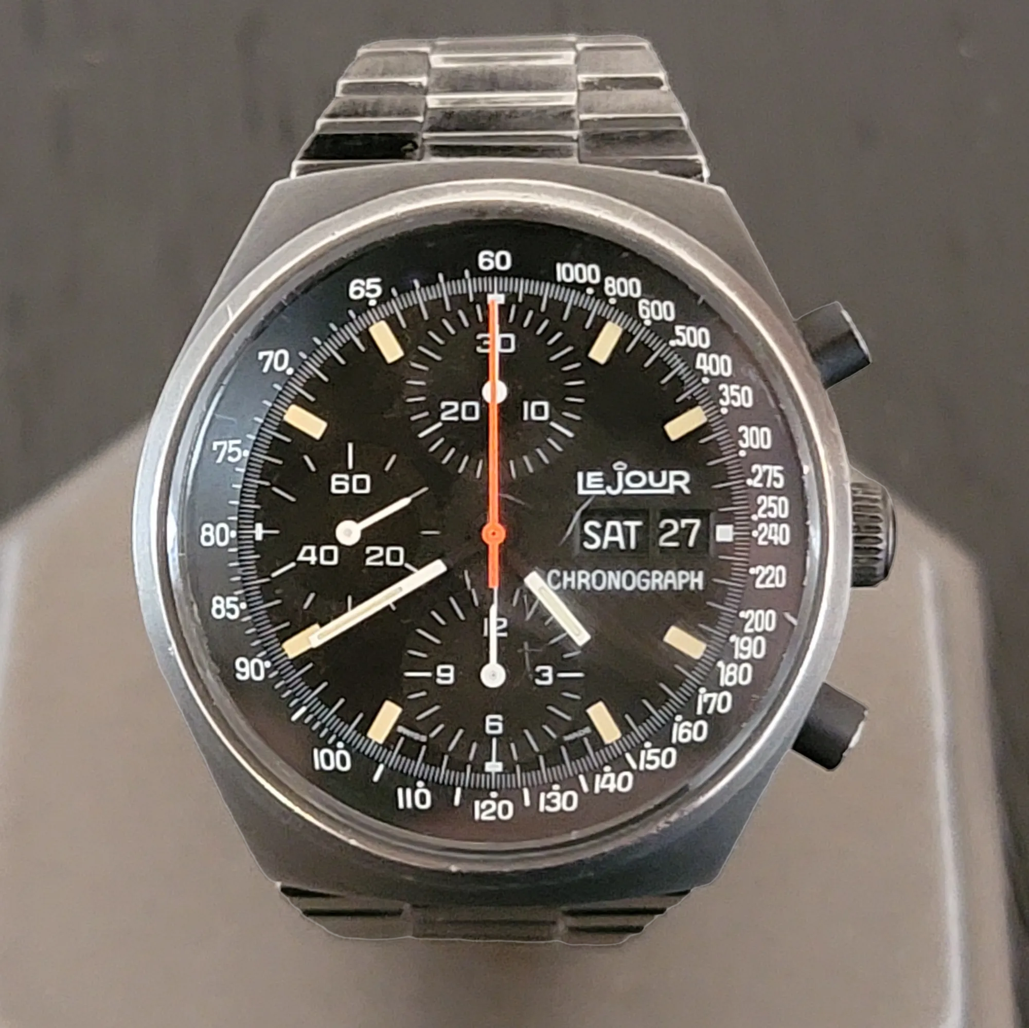 LE JOUR 7000 Chronograph Automatic Watch - Heuer Pasadena / Valjoux 7750