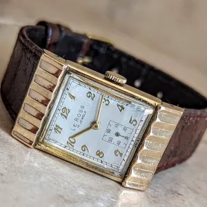 Le Ross Vintage Wristwatch by SHRIRO Watch Inc. 17 Jewels Swiss Made