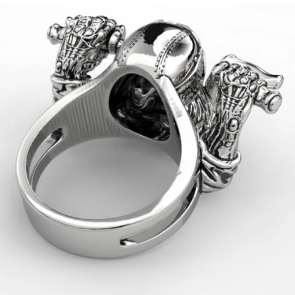 Life Behind Bars Skull ring (#331)