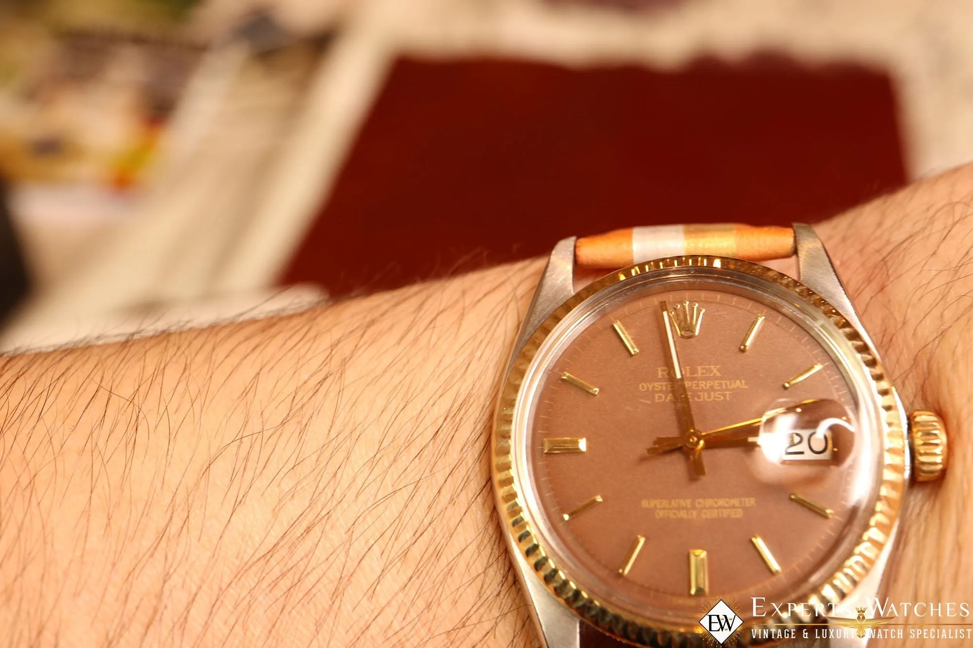 Limited Edition La Californienne Rolex Oyster Perpetual DateJust 1601 14K $9500