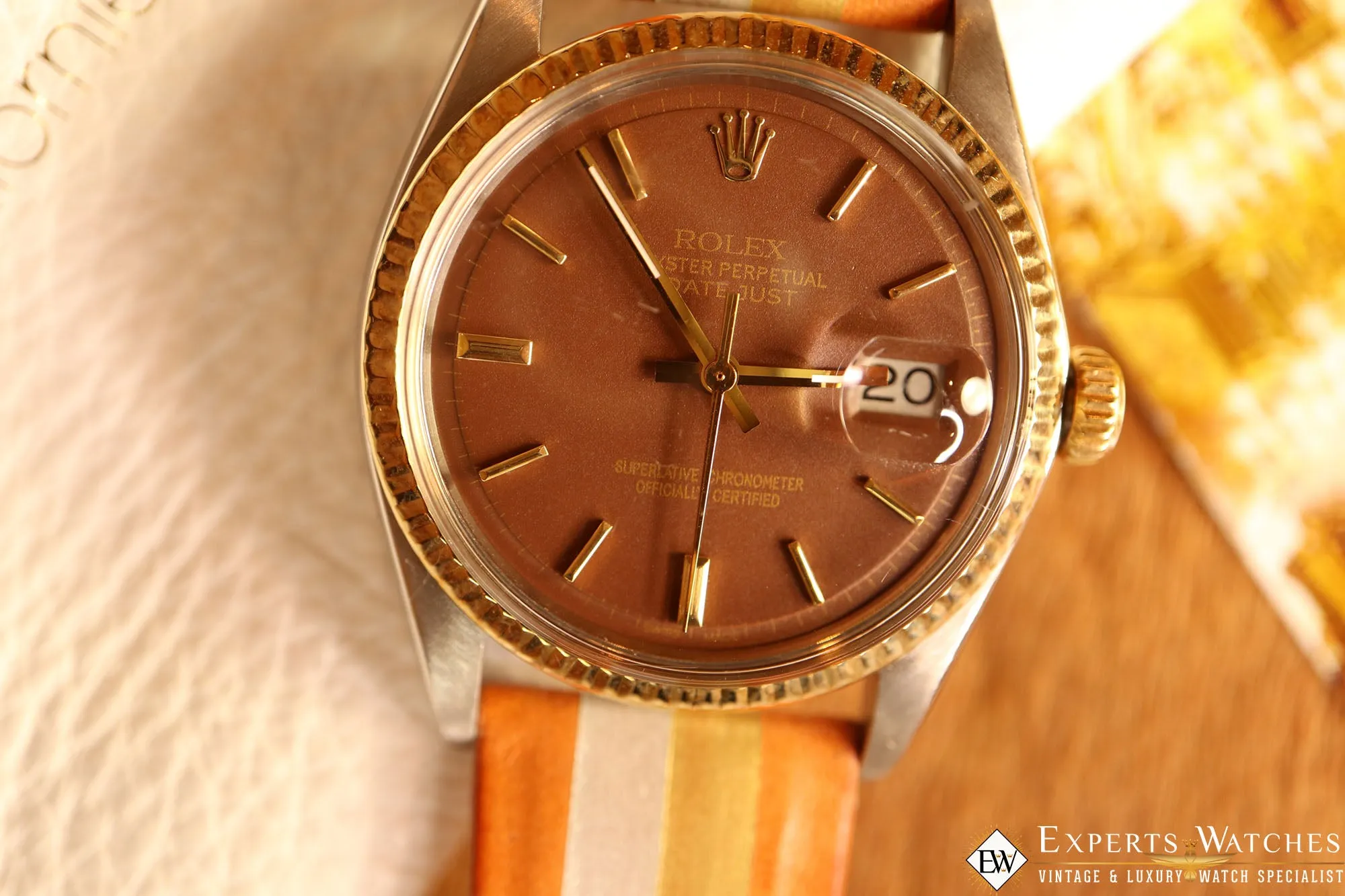 Limited Edition La Californienne Rolex Oyster Perpetual DateJust 1601 14K $9500
