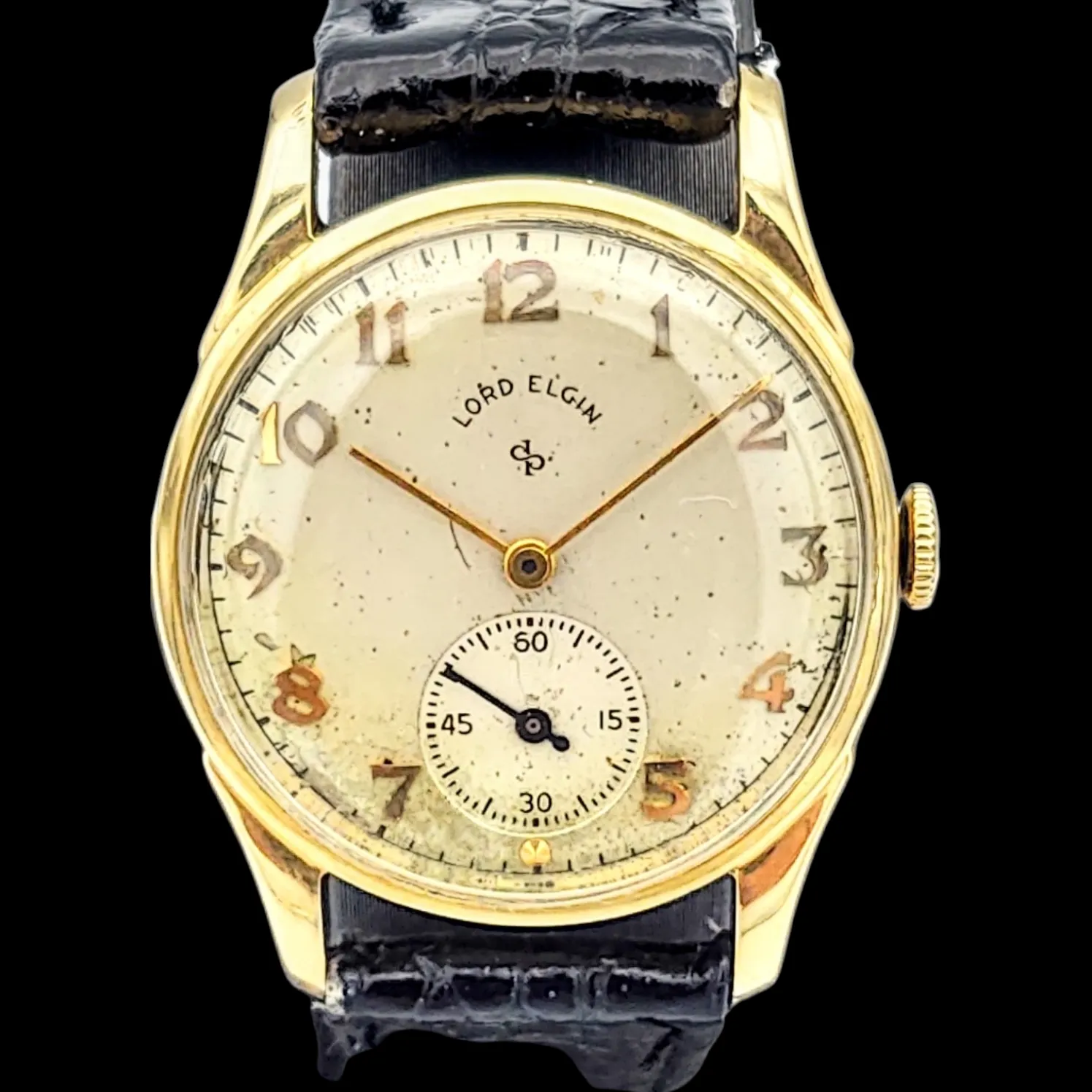 LORD ELGIN 14K Solid Gold Watch Grade 555 U.S.A. Made