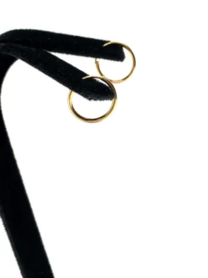 Lovely Endless Hoop (14KGF) Earrings 4011712