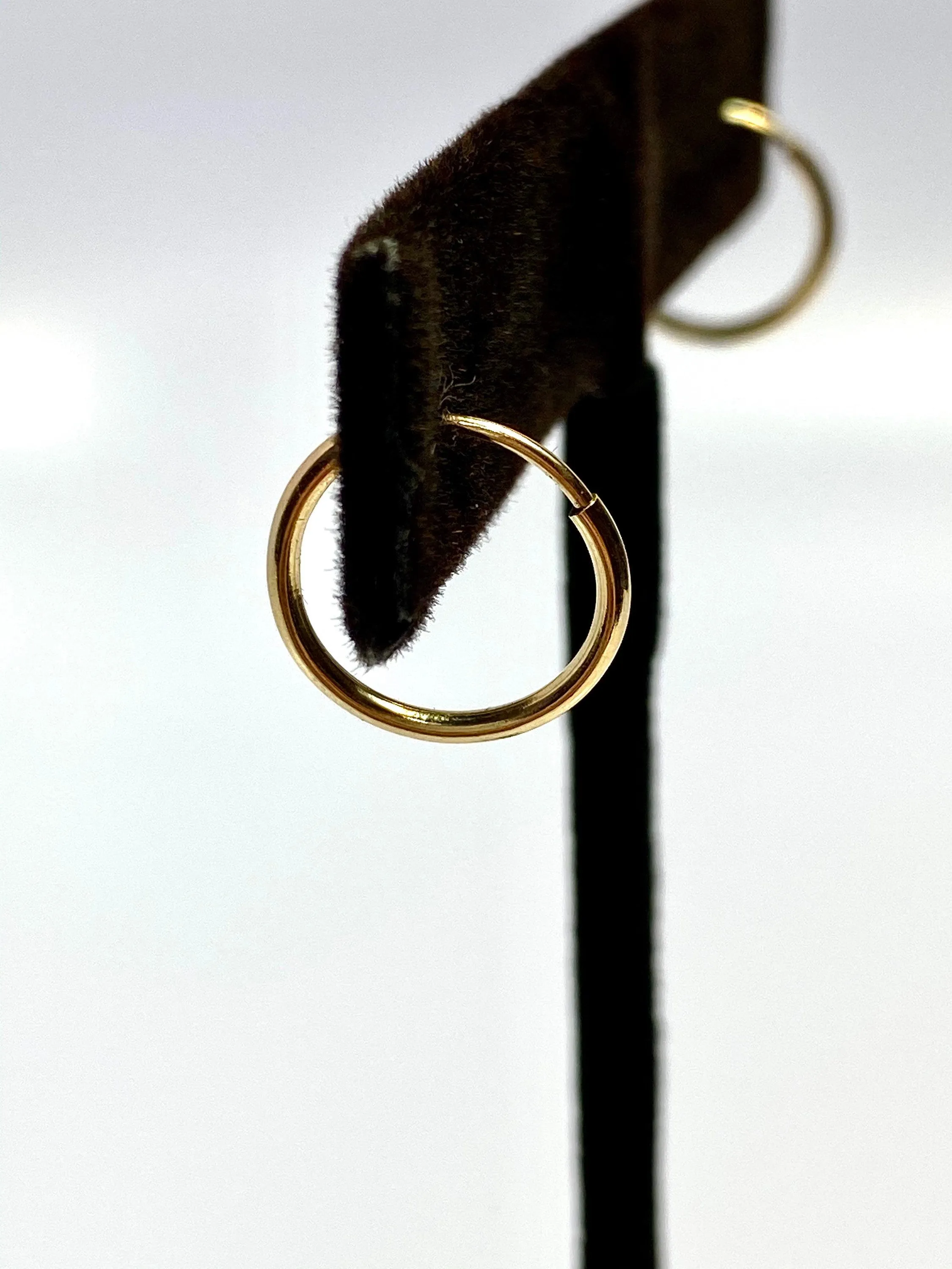 Lovely Endless Hoop (14KGF) Earrings 4011712