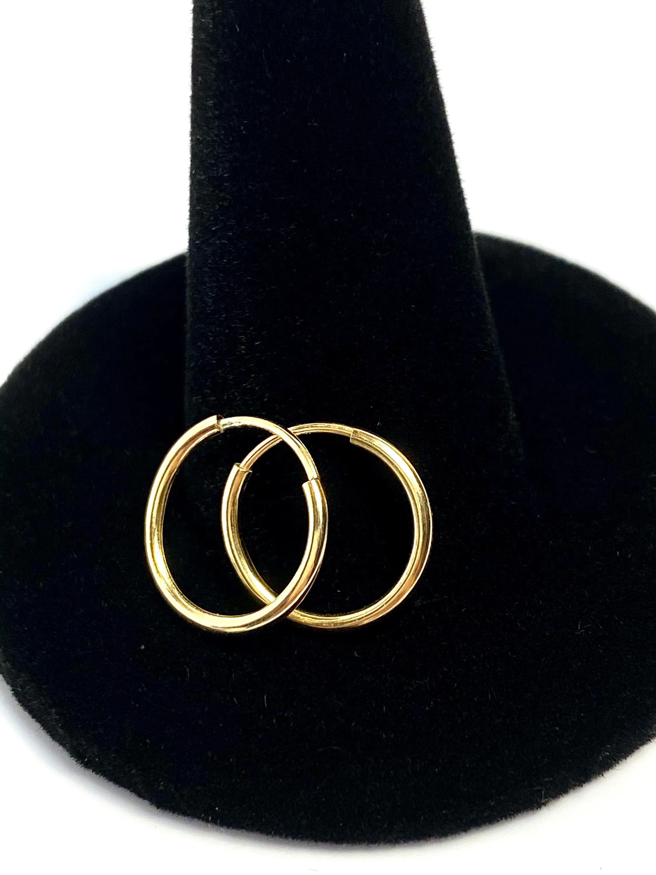 Lovely Endless Hoop (14KGF) Earrings 4011712