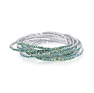 MADISON - green ab 1 row stack (8 pieces)