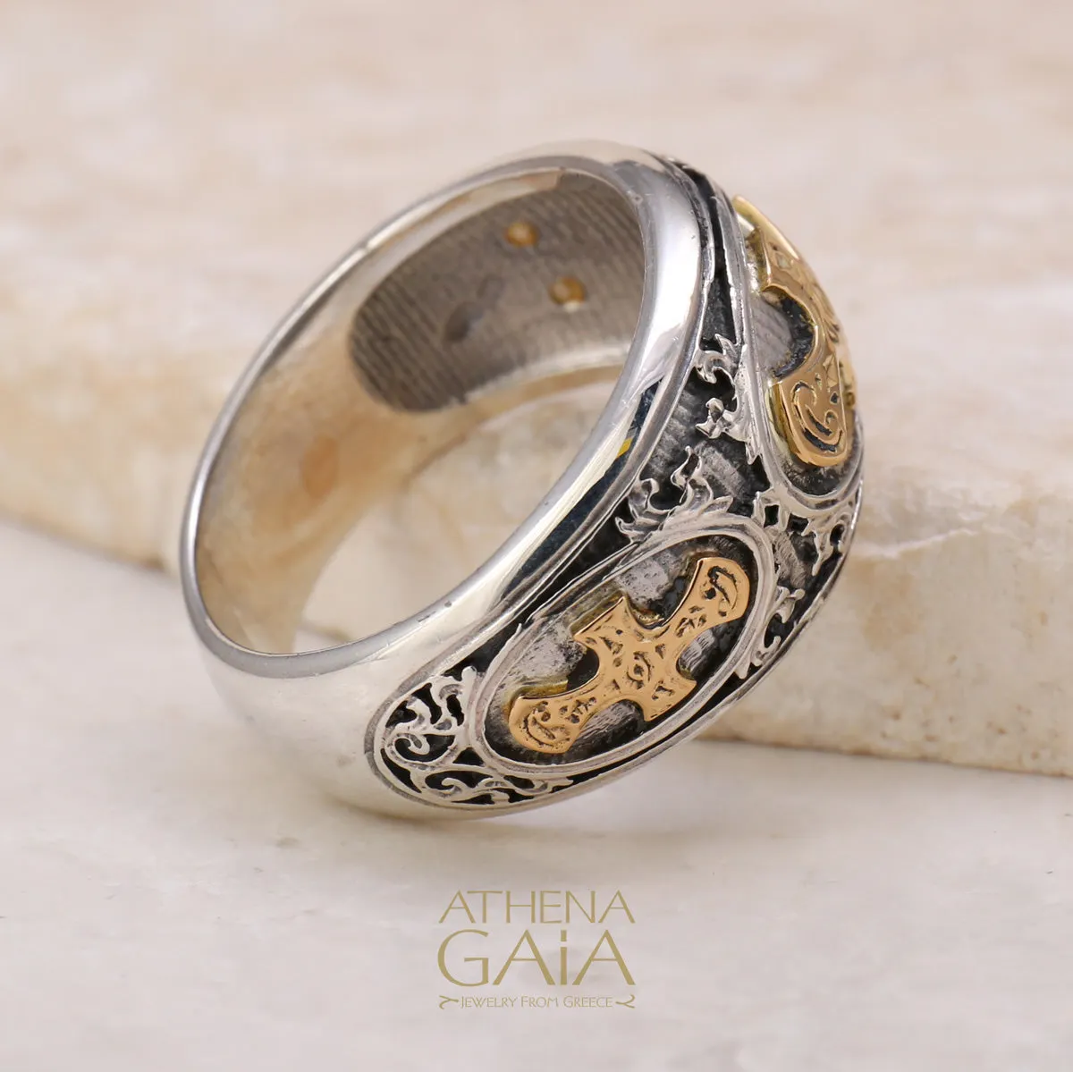 Maltese Cross Band Ring