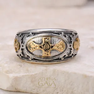 Maltese Cross Band Ring