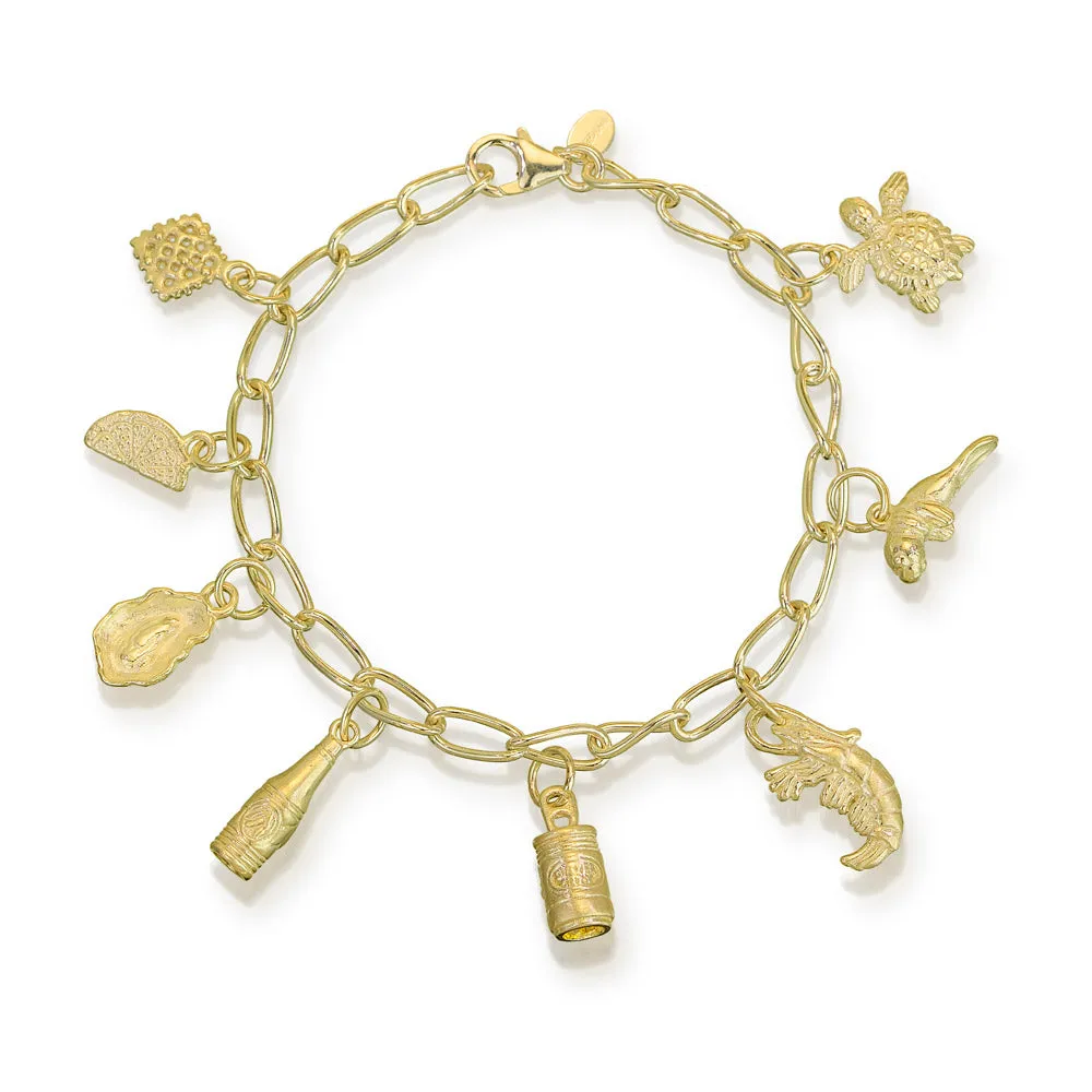 Manatee Charm in Gold
