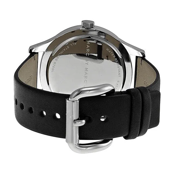 Marc by Marc Jacobs Blade Black Dial Black Leather Unisex Watch
