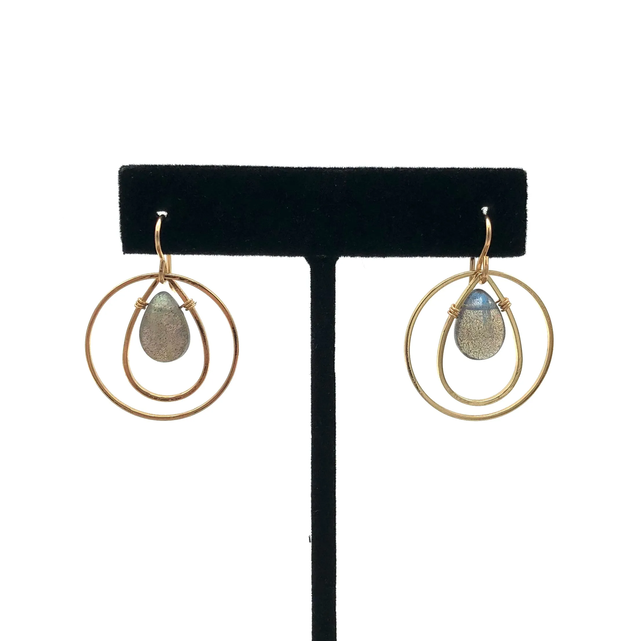 Marysa Sacerdote - Earrings - KINETIC Labradorite Drops