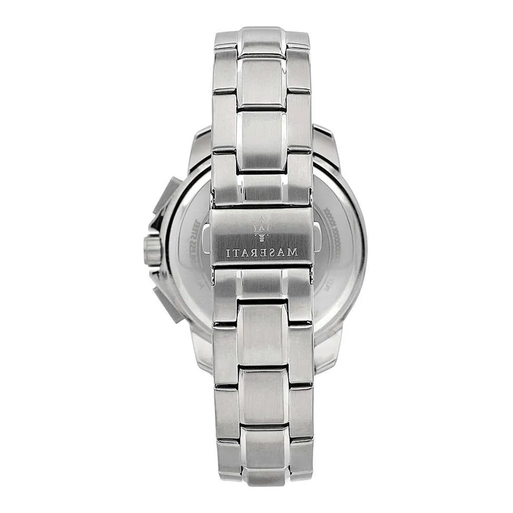 Maserati Successo Silver Chronograph Men's Watch R8873645003 (Defect)