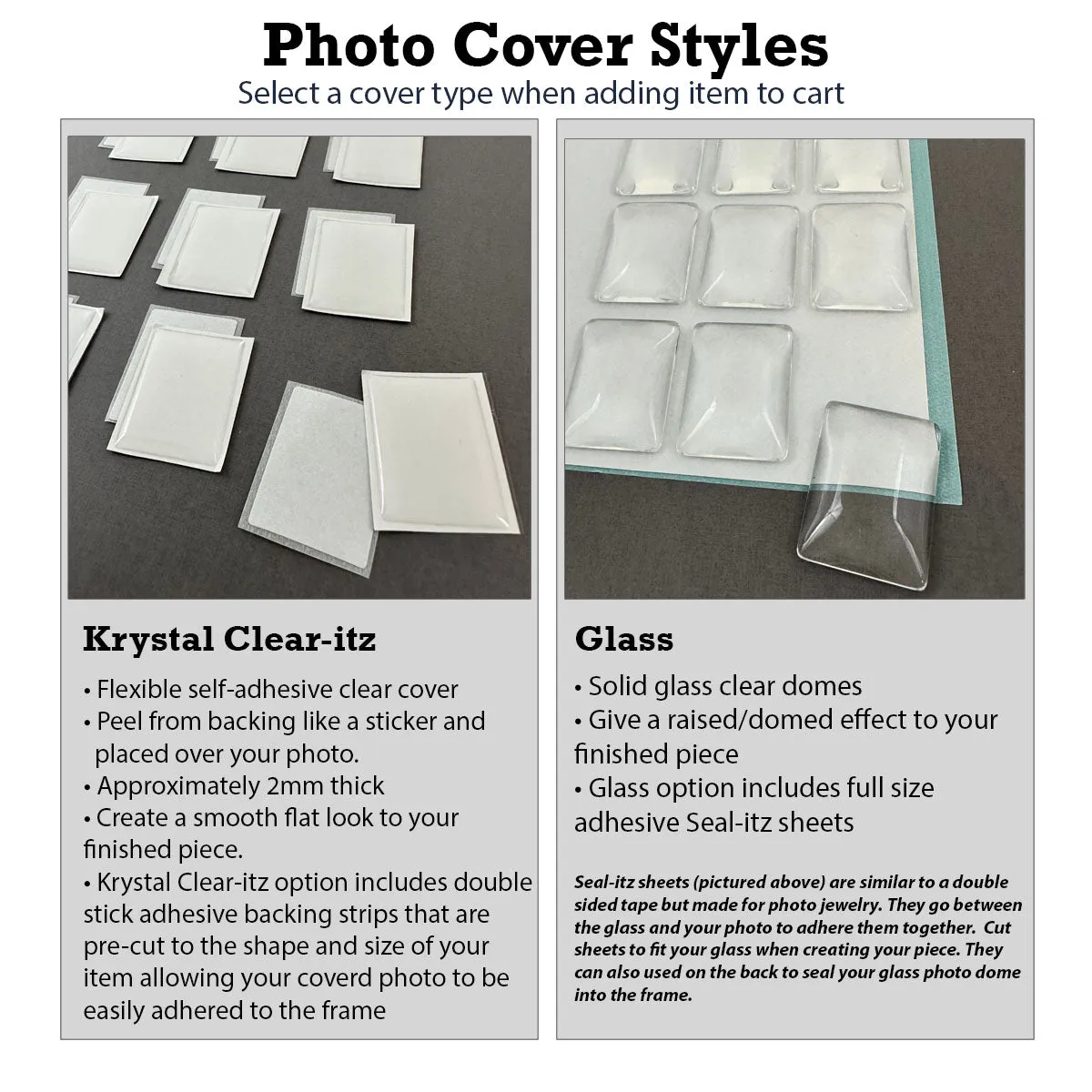 Mega Kit Photo Necklaces 25mm x 35mm 1" x 1 1/2" Shiny Silver Rectangle Photo Pendants