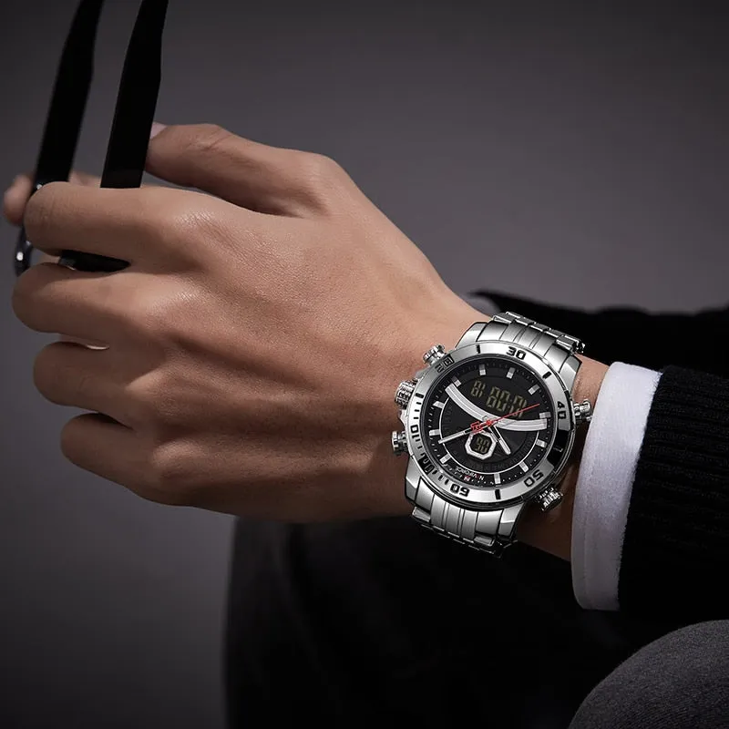 Men's Stainless Steel Tactical Watches