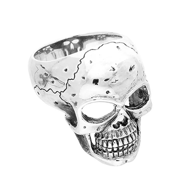 Men's Sterling Silver Skull Ring
