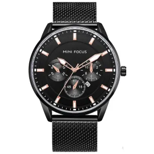 Men's Thin Stainless Steel Band Watches