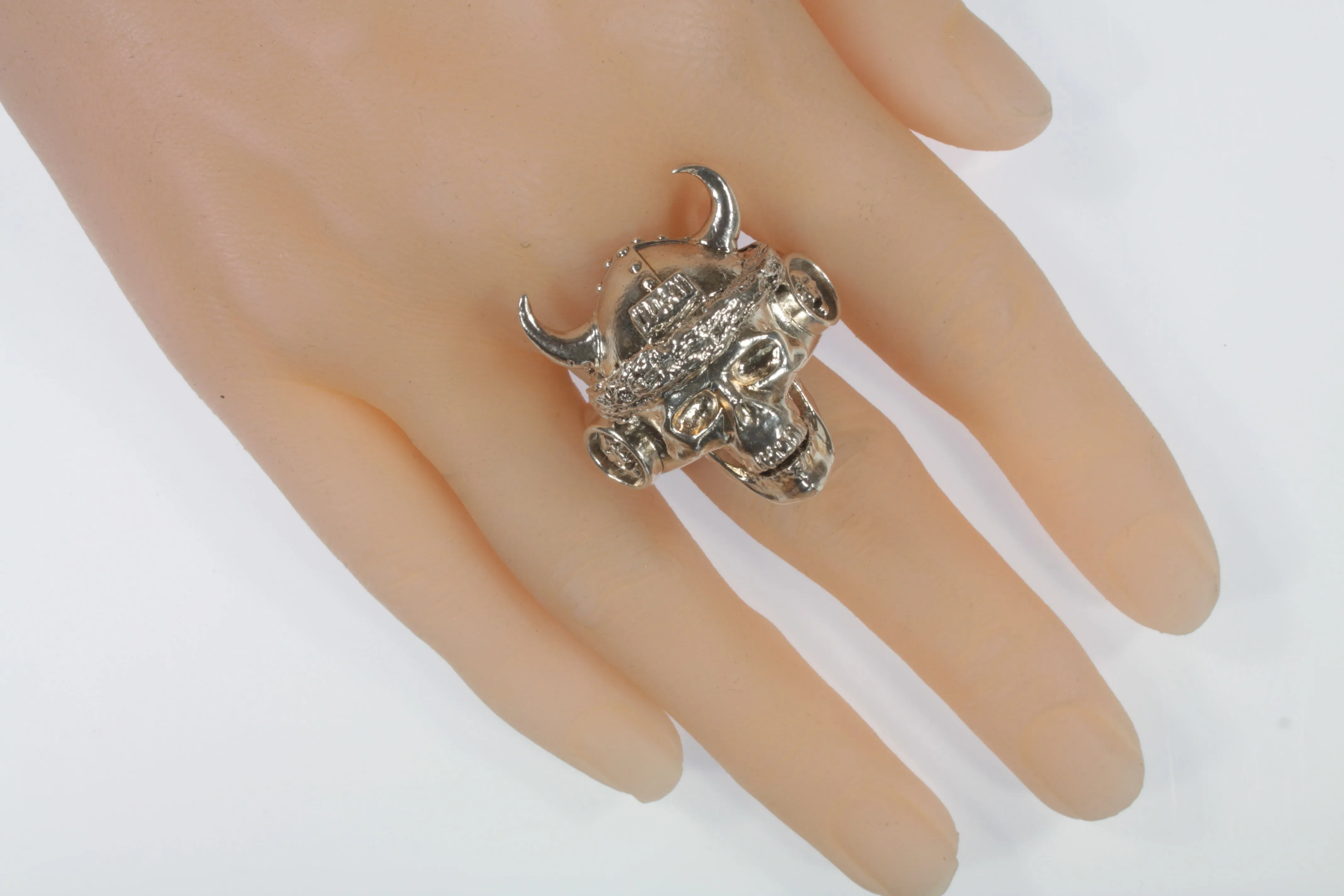 Men's Viking Skull Forbidden Ring Size 12.50 Great Detail!