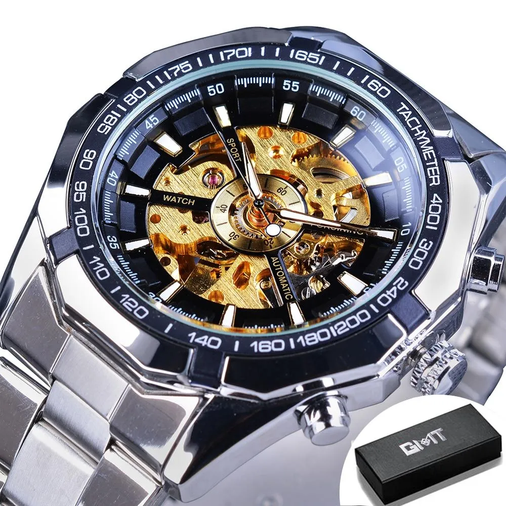 Men's Watch with Metal Band