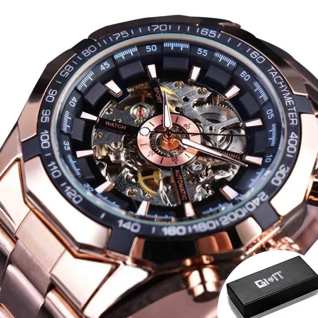 Men's Watch with Metal Band