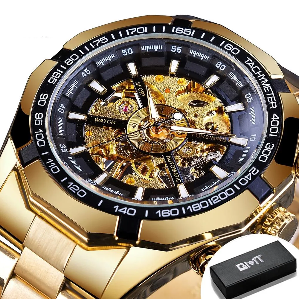 Men's Watch with Metal Band