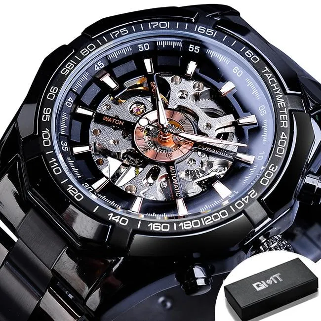 Men's Watch with Metal Band