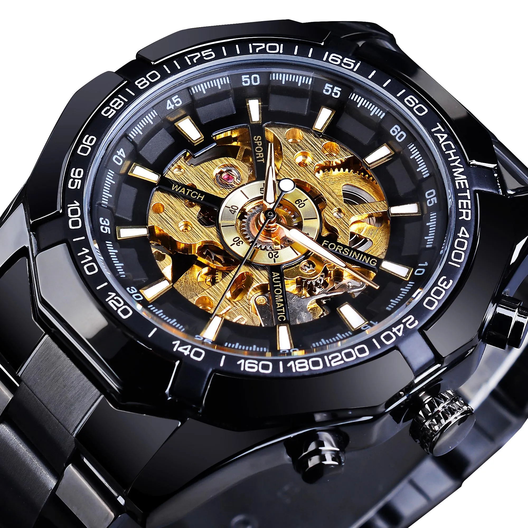 Men's Watch with Metal Band
