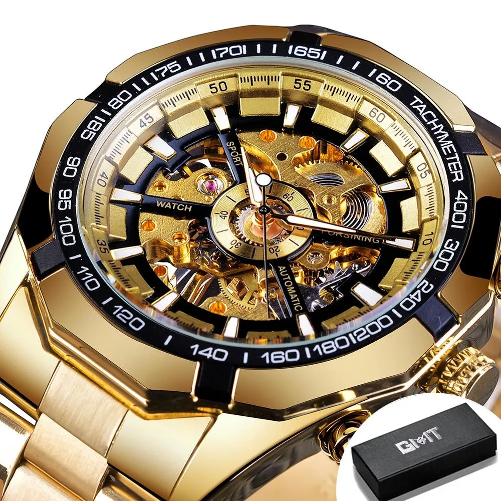 Men's Watch with Metal Band
