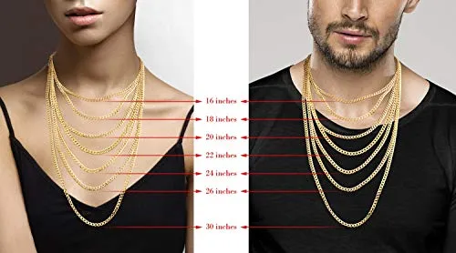 MiaBella Solid 18K Gold Over Sterling Silver Italian 5mm Diamond-Cut Cuban Link Curb Chain Necklace for Women Men, 16, 18, 20, 22, 24, 26, 30 Inch 925 Sterling Silver Made in Italy (26 Inches)