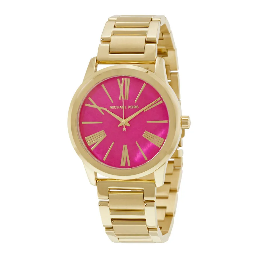 Michael Kors Hartman Pink Mother of Pearl Dial Ladies Watch MK3520