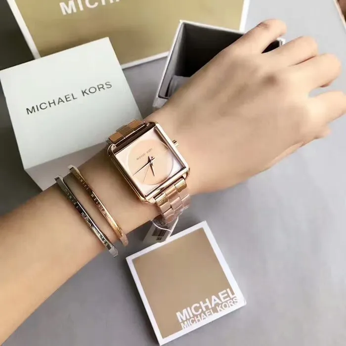 Michael Kors Lake Two Tone Gold Dial Women's Watch MK3665