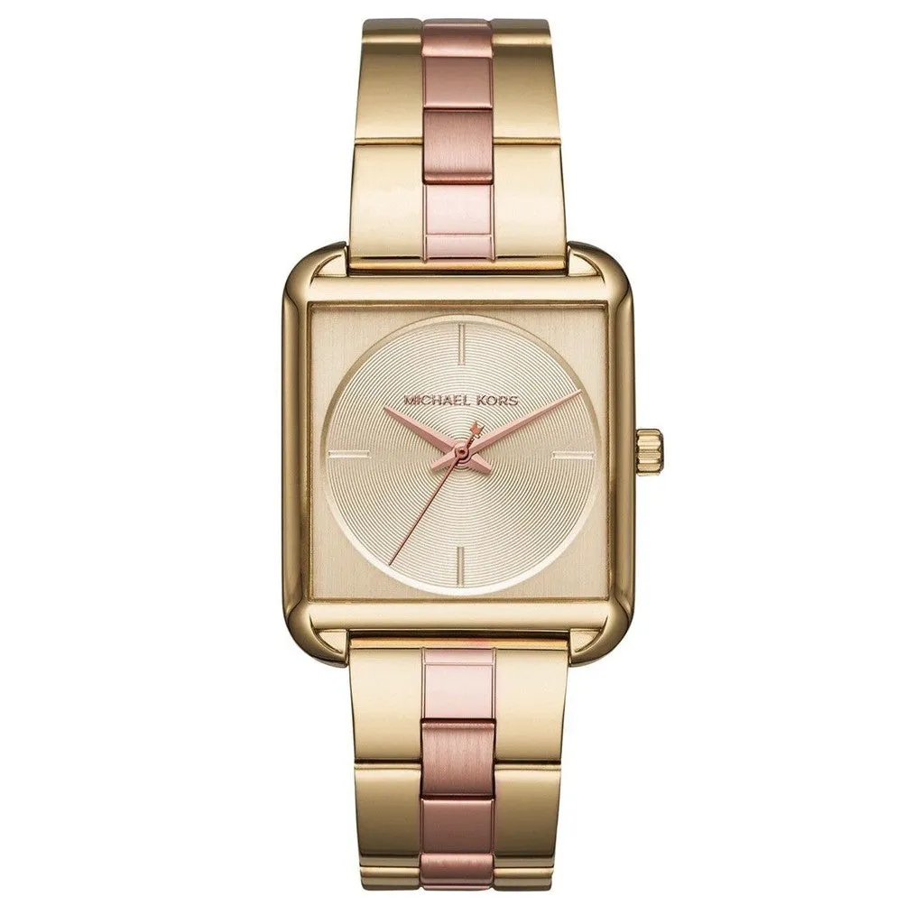 Michael Kors Lake Two Tone Gold Dial Women's Watch MK3665