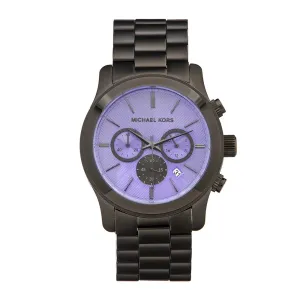 Michael Kors Runway Gunmetal Violet Unisex Watch MK5954