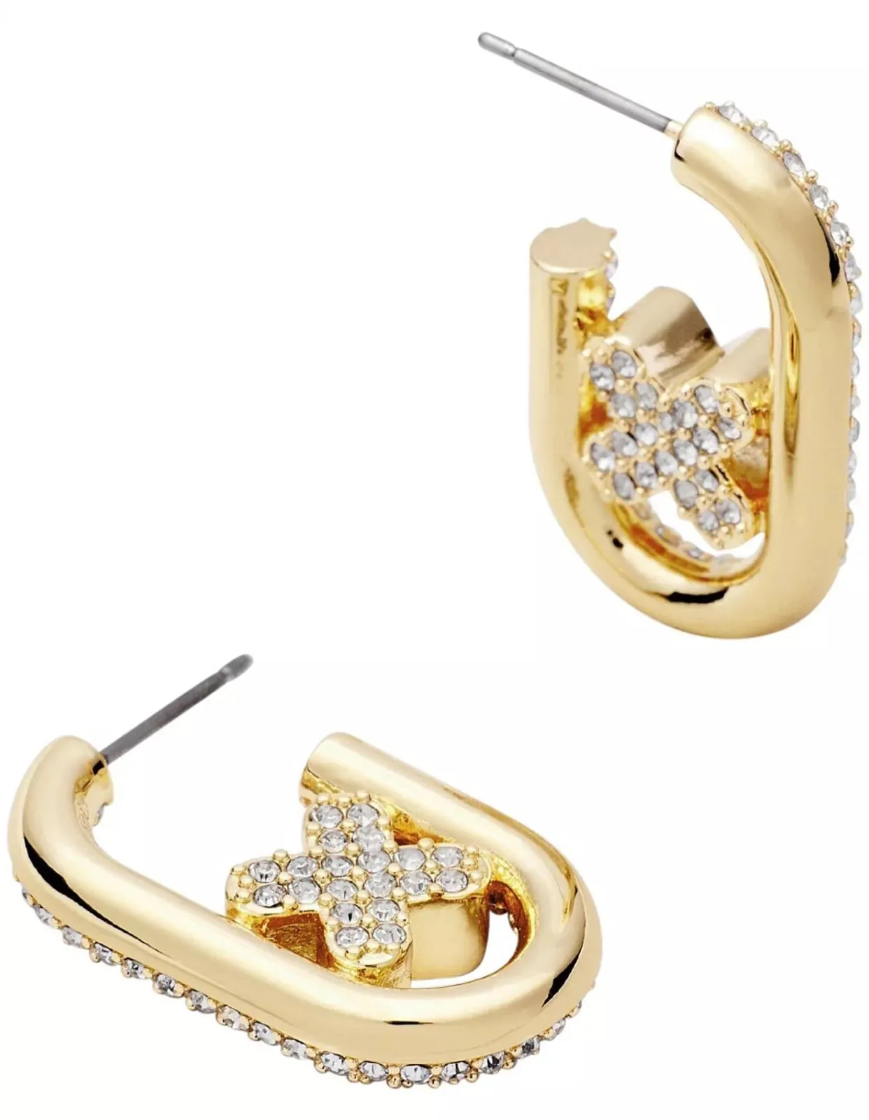 Mimco Everly Oval Hoop Earrings   Dust Bag