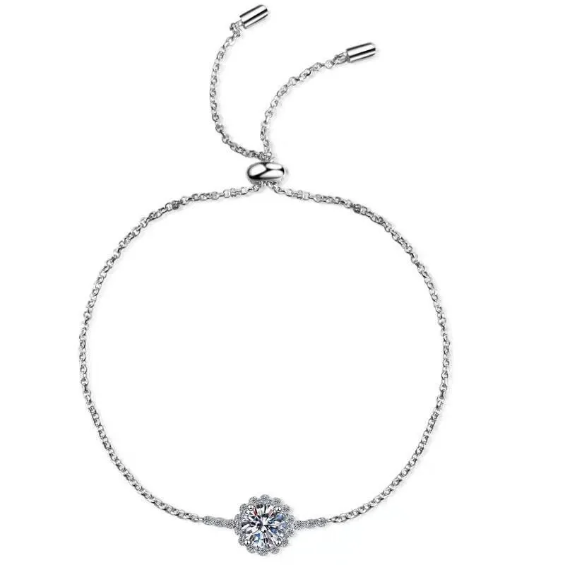 Moissanite Bracelet 1ct Diamond-BM003