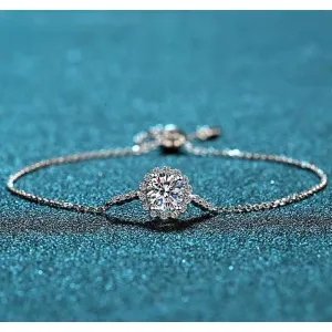 Moissanite Bracelet 1ct Diamond-BM003