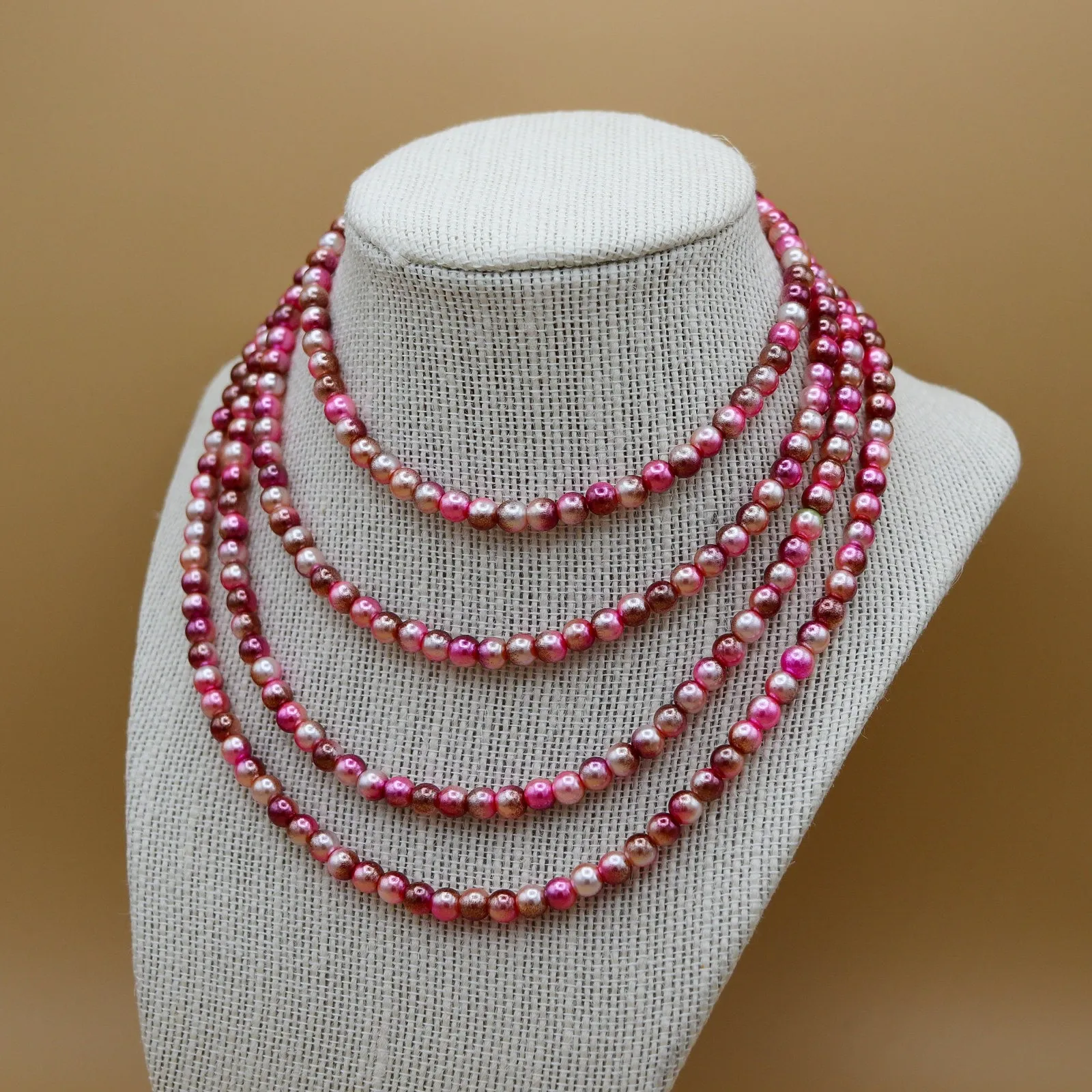 MTO | Necklace | Dainty Faux Pearl | Cherries Jubilee