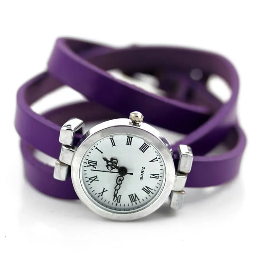 Multilayered Wrap Bracelet Women's Watches